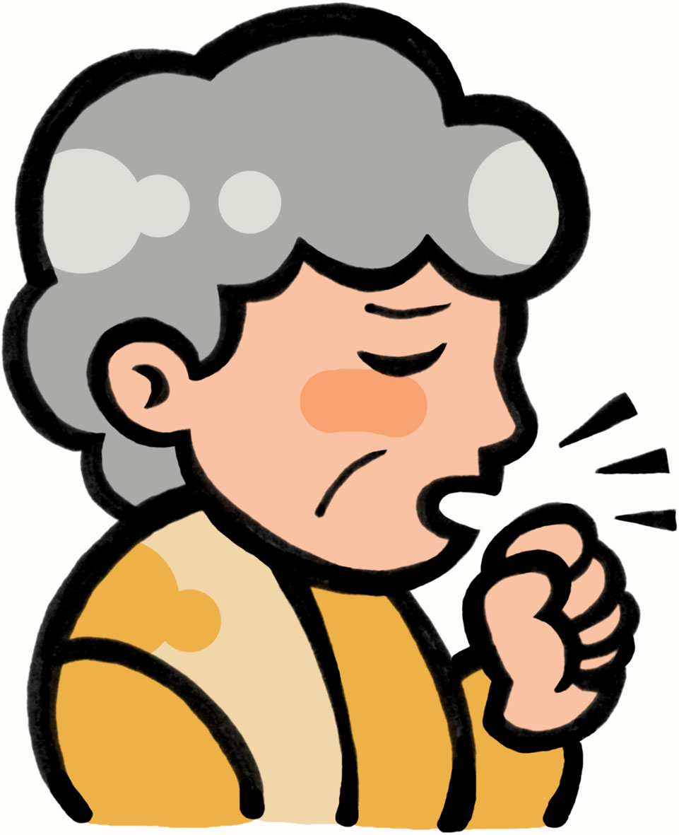 乾いた咳に漢方